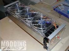 Support plexi pour radiateur