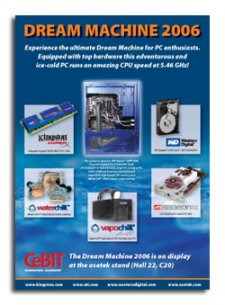 5.46 GHz lors du Cebit sur le stand Asetek